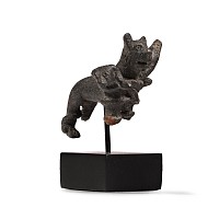 Roman Bronze Statuette of the Three-Headed Guardian Dog Cerberus