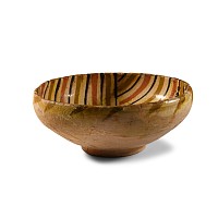 Central Asian Pottery Bowl with Kufic Inscription
