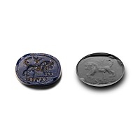 Judaean Gem with Lion and Hebrew Inscription