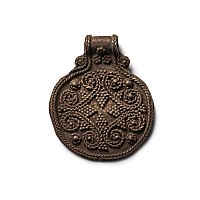 Viking Age Scandinavian Silver Filigree Pendant