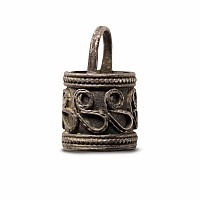 Pre Viking Scandinavian Silver Aroma Bucket Pendant