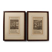 Rembrandt Etchings from Jan Luyken Book of Trades 'Het Menselyk Bedryf'