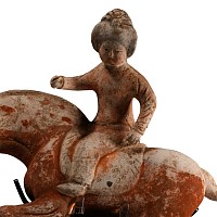 Chinese Tang Terracotta Polo Player