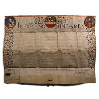 Post Medieval Vellum Document of Pope Paul III