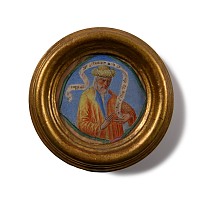 Medieval Prophet Cutting from an Illustrated Manuscript
