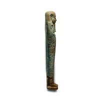 Large Egyptian Blue Glazed Hieroglyphic Shabti for Ta-Amun
