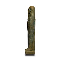 Large Egyptian Blue Glazed Hieroglyphic Shabti for a Sem Priest