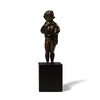 Roman Bronze Figure of a Young Satyr of Dionysian Cortege