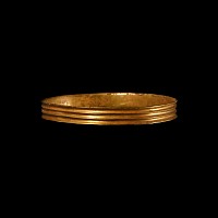 Bronze Age Central European Ribbed Gold Bracelet