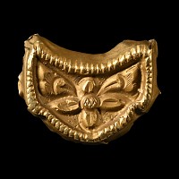 Medieval Gold Dagger Escutcheon