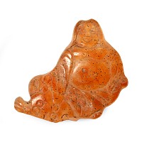 Chinese Hardstone Amulet of Budai