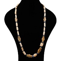 Western Asiatic Lapis Lazuli and Stone Bead Necklace