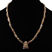 Western Asiatic Gold and Glass Bead Necklace
