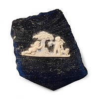 Glass Fragment with Applied Decoration