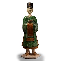 Chinese Ming Glazed Terracotta Tomb Figure