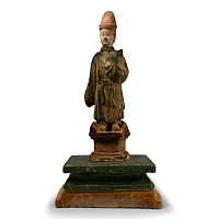 Chinese Ming Glazed Terracotta Tomb Figure