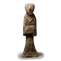 Chinese Han Terracotta Attendant