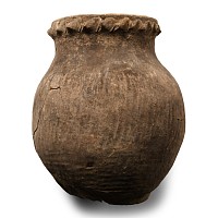 Chinese Neolithic Leather-Look Jar