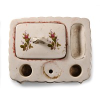 Chinese Qing Glazed Writing Set