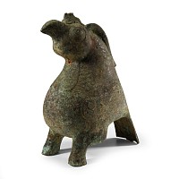 Chinese Tang Style Bronze Bird Statuette