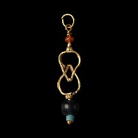 Western Asiatic Gold Openwork Bead Pendant