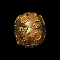 Byzantine Gold Bead with Granular Decoration