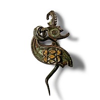 Romano-Celtic Bronze 'Raskelf' Dragonesque Brooch