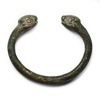 Urartu Bronze Bracelet with Beast Heads