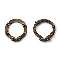 Western Asiatic Silver Mount Pair