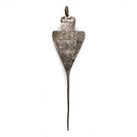 Western Asiatic Decorated Silver Pin