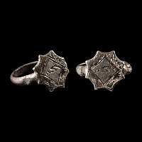 Medieval Silver Ring with Snake