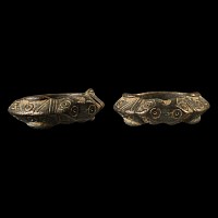 Ghaznavid Bronze Zoomorphic Ring with Annular Design