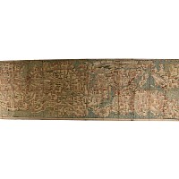 Japanese Woodcut Map of the Japanese Islands