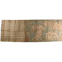 Japanese Woodcut Map of the Japanese Islands