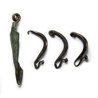 Iron Age La Tene Brooch Group