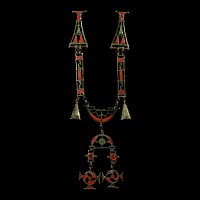 Late Iron Age Enamelled Bronze Brooch Set