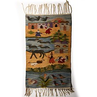 Vintage Tapestry in the style of the Ramses Wissa Wassef School