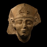 Monumental Egyptian Stone Head of a Pharaoh