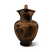 Greek Black-Figure Oinochoe
