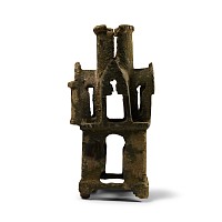 Byzantine Bronze Ecclesiastical Finial Support for a Cross