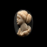 Roman Carved Cameo of a Female