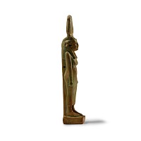 Large Egyptian Faience Amulet of the Goddess Isis