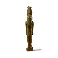 Large Egyptian Faience Amulet of the Goddess Isis