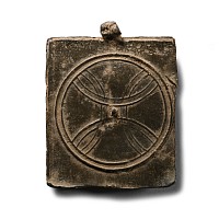 Byzantine Lead Icon with St George