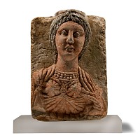 Egyptian Limestone Female Bust