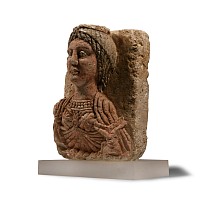 Egyptian Limestone Female Bust