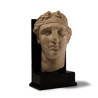 Greek Marble Head of Dionysus