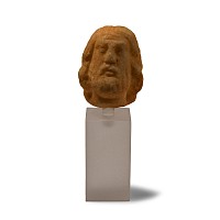 Roman Marble Head of Asclepius