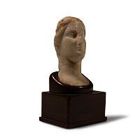 Egyptian Marble Head of a Queen