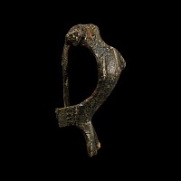 Roman Bronze Dolphin Brooch